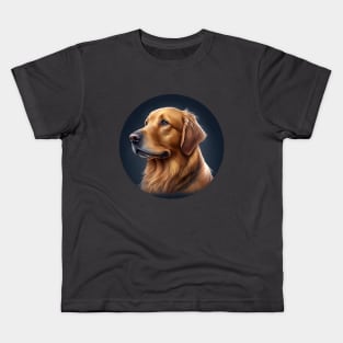 Golden Retriever Kids T-Shirt